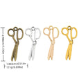 Zinc Alloy Hair Scissors Charm Pendant for DIY Necklace Bracelet Jewelry Making view 1