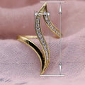 European American New Line Ring, Fashion Designer Micro Pave Party Jewelry Ring For Women view 4