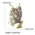 Alloy Enamel Butterfly Fairy Brooch Pin For Suits And Coats view 6
