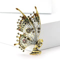 Alloy Enamel Butterfly Fairy Brooch Pin For Suits And Coats view 2