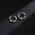 Minimalist Nordic Luxury Twisted Mobius Hoop Alloy Huggie Ear Cuffs For Women Fashion Earrings view 4