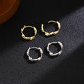 Minimalist Nordic Luxury Twisted Mobius Hoop Alloy Huggie Ear Cuffs For Women Fashion Earrings view 1