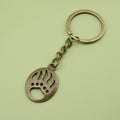 Zinc Alloy Tiger Paw Keychain For Key Ring Gift view 1