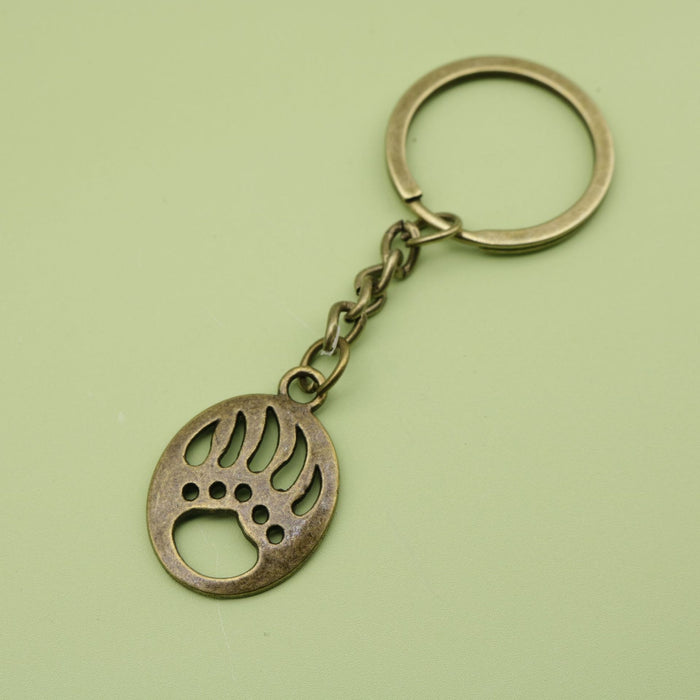Zinc Alloy Tiger Paw Keychain For Key Ring Gift