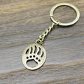 Zinc Alloy Tiger Paw Keychain For Key Ring Gift view 4