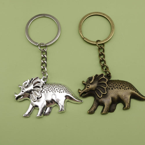 Zinc Alloy Dinosaur Minimalist Keychain Bag Charm Gift