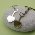Zinc Alloy Shovel Keychain Tool Bag Charm view 4