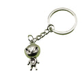 Metal Cute Alien Shape Keychain Bag Charm Gift view 5
