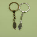 Zinc Alloy Leaf Keychain Bag Charm Gift (5865) view 1