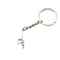 Zinc Alloy Gymnast Athlete Keychain Sports Bag Charm view 5