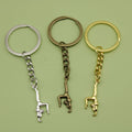 Zinc Alloy Gymnast Athlete Keychain Sports Bag Charm view 1