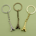 Zinc Alloy Simple Eiffel Tower Keychain Travel Bag Charm view 1