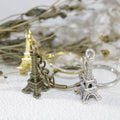 Zinc Alloy Simple Eiffel Tower Keychain Travel Bag Charm view 3