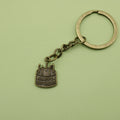 Zinc Alloy Birthday Cake Keychain Bag Charm Gift view 6