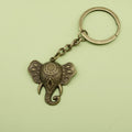 Metal Elephant Keychain Bag Charm – Antique Copper view 6