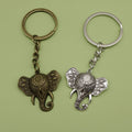 Metal Elephant Keychain Bag Charm – Antique Copper view 1