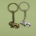 Zinc Alloy Minimalist Lion Keychain Bag Charm Gift view 1