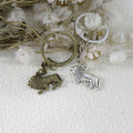 Zinc Alloy Minimalist Lion Keychain Bag Charm Gift view 3