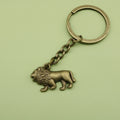 Zinc Alloy Minimalist Lion Keychain Bag Charm Gift view 6