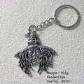 Zinc Alloy Wizard Keychain Simple Bag Charm Gift view 2