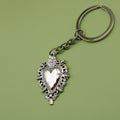 Zinc Alloy Enamel Sacred Heart Keychain Bag Charm Gift view 6