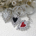 Zinc Alloy Enamel Sacred Heart Keychain Bag Charm Gift view 3