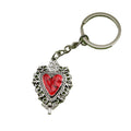 Zinc Alloy Enamel Sacred Heart Keychain Bag Charm Gift view 5