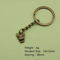 Metal Calf Keychain Cute Animal Bag Charm Gift view 2