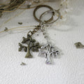 Metal Minimalist Tree Keychain Bag Charm Gift view 3