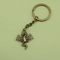 Zinc Alloy Minimalist Flying Dragon Keychain For Fantasy Gift view 6