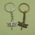 Zinc Alloy Simple Dragonfly Keychain Bag Charm Gift view 1