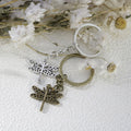 Zinc Alloy Simple Dragonfly Keychain Bag Charm Gift view 3