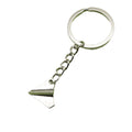 Metal Minimal Paper Plane Keychain Bag Charm Gift view 5