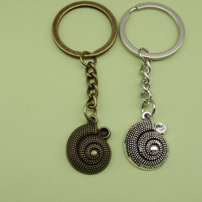 Metal Beach Conch Shell Keychain Bag Charm Gift