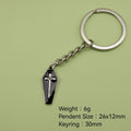Zinc Alloy Cross Keychain Minimalist Gift Key Ring view 2