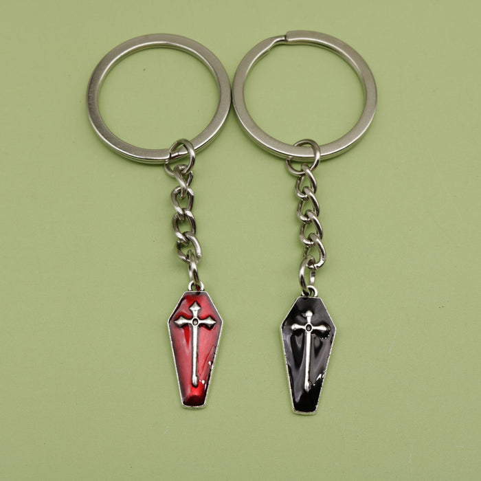 Zinc Alloy Cross Keychain Minimalist Gift Key Ring