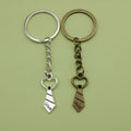 Zinc Alloy Necktie Keychain Gift Key Ring view 1