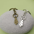 Zinc Alloy Necktie Keychain Gift Key Ring view 4