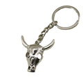 Metal Bull Head Keychain Bag Charm Gift view 5