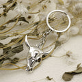 Metal Bull Head Keychain Bag Charm Gift view 4