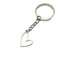 Zinc Alloy Heart Keychain Simple Bag Charm Key Ring view 5