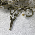Metal Scissors Keychain Bag Charm view 3