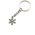 Zinc Alloy Snowflake Keychain Winter Bag Charm Gift view 5