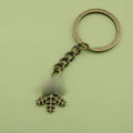 Zinc Alloy Snowflake Keychain Winter Bag Charm Gift view 6