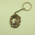 Metal Minimalist Girl Keychain For Bag Charm Gift view 6