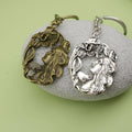 Metal Minimalist Girl Keychain For Bag Charm Gift view 4