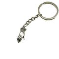 Zinc Alloy Simple Palm Hand Keychain Bag Charm Gift view 5