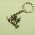 Metal Simple Owl Keychain Bag Charm Key Ring view 6