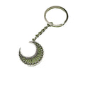 Metal Hollow Moon Keychain Bag Charm Key Ring view 5