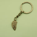 Metal Romantic Couple Pendant Keychain Bag Charm Gift view 4